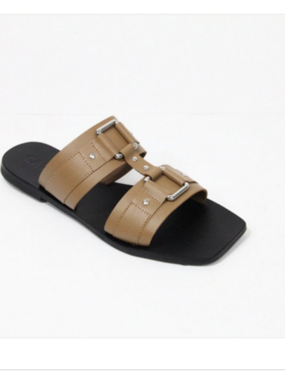 Women Flat Leather Sandals NEW Eu 38 Gladiator Shoe Caverley Cass Slide